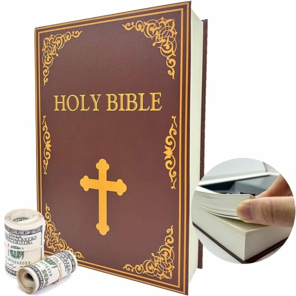 CAJA DE SEGURIDAD DISEÑO LIBRO BIBLIA