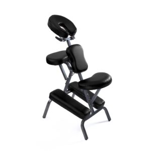 SILLA PARA MASAJE PORTATIL COLOR NEGRO