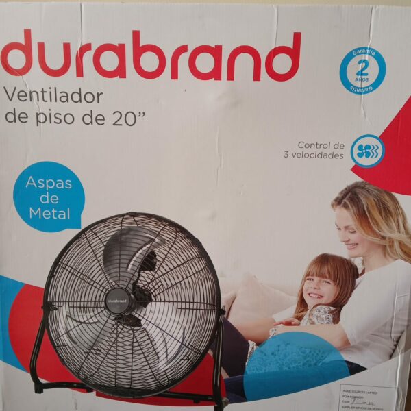 VENTILADOR DE PISO 20 PLG DURABRAND - Image 2