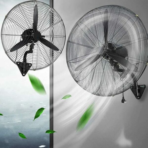 Ventilador de pared con control remoto Industrial Metálico de 26"